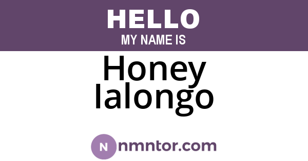 Honey Ialongo