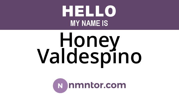 Honey Valdespino