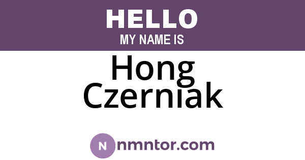 Hong Czerniak