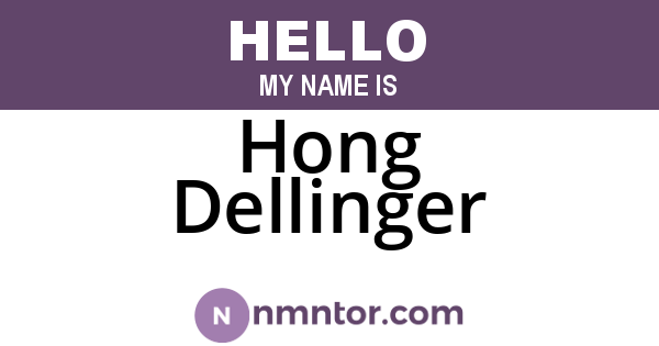Hong Dellinger