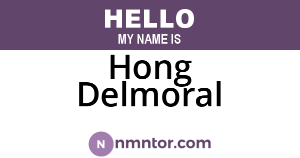 Hong Delmoral