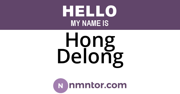 Hong Delong