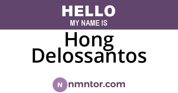 Hong Delossantos