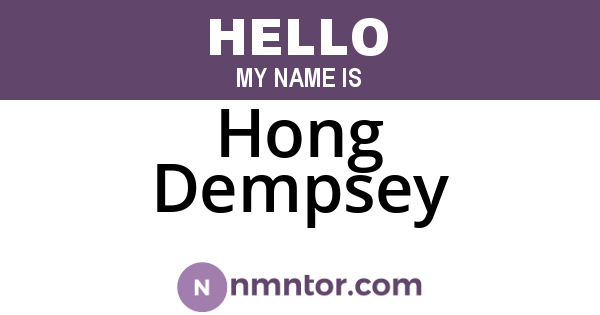 Hong Dempsey