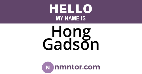 Hong Gadson