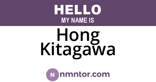 Hong Kitagawa