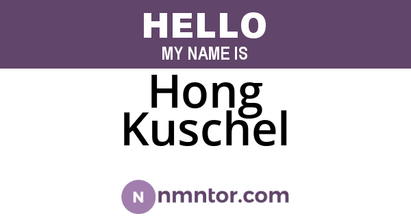 Hong Kuschel