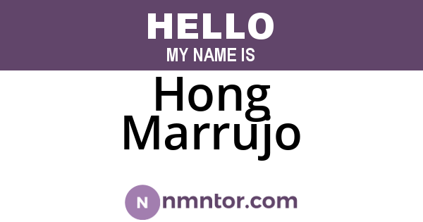 Hong Marrujo
