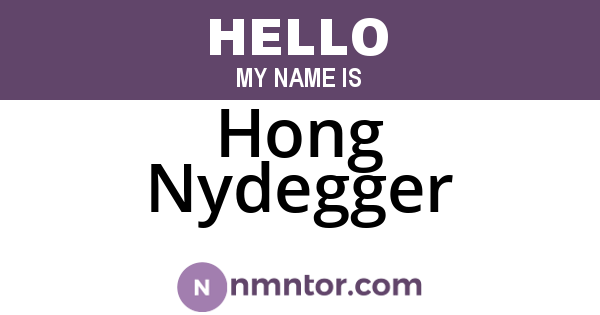 Hong Nydegger