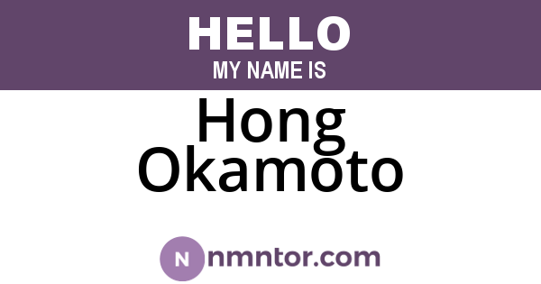 Hong Okamoto