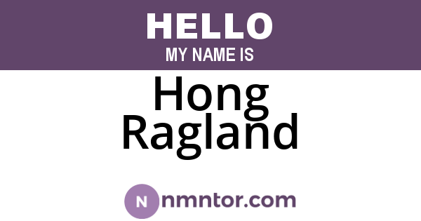 Hong Ragland
