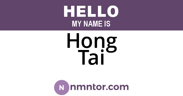 Hong Tai
