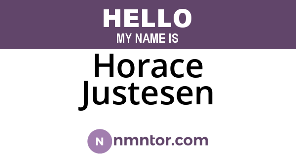 Horace Justesen