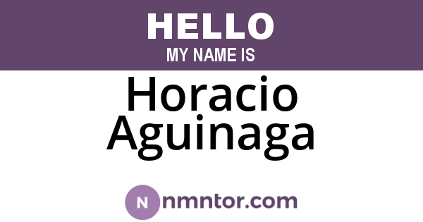 Horacio Aguinaga