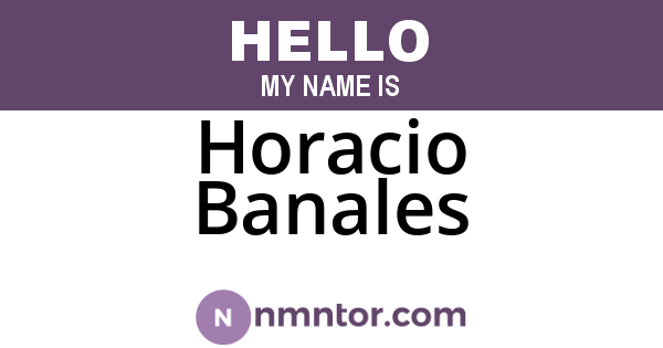 Horacio Banales