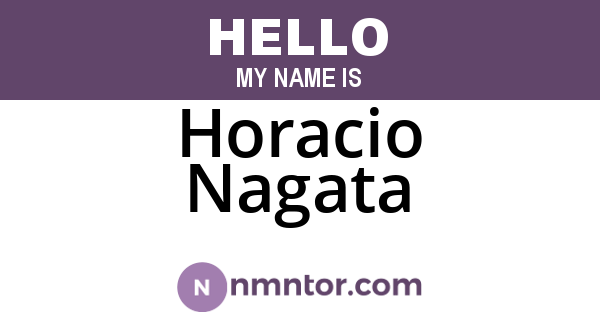 Horacio Nagata