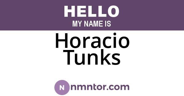 Horacio Tunks