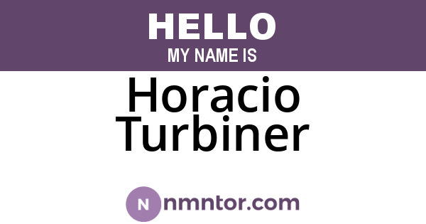 Horacio Turbiner
