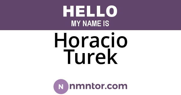 Horacio Turek