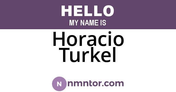 Horacio Turkel