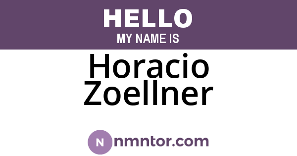 Horacio Zoellner