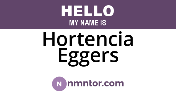 Hortencia Eggers