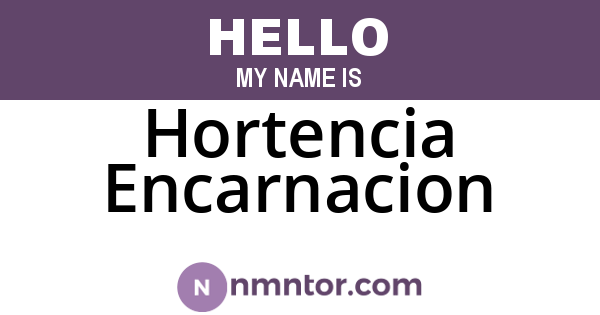 Hortencia Encarnacion