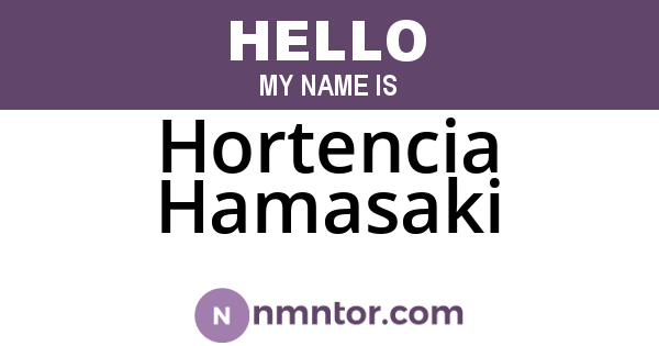 Hortencia Hamasaki
