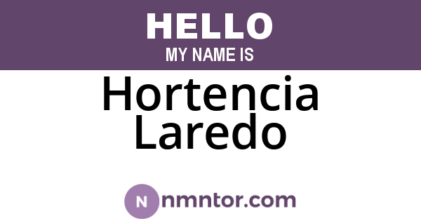 Hortencia Laredo