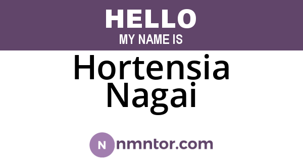 Hortensia Nagai