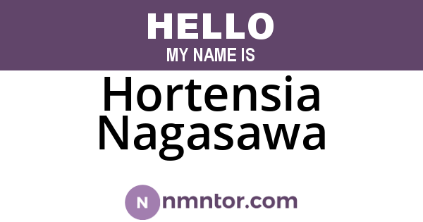 Hortensia Nagasawa