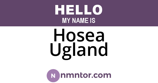 Hosea Ugland