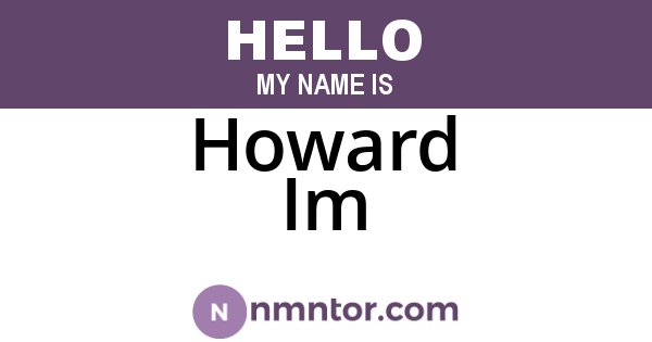 Howard Im