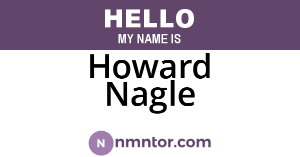 Howard Nagle