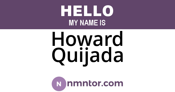 Howard Quijada