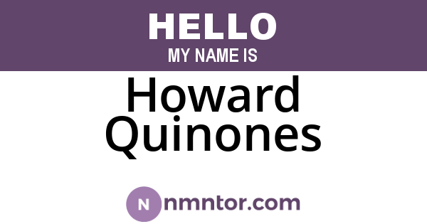 Howard Quinones