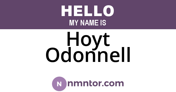 Hoyt Odonnell