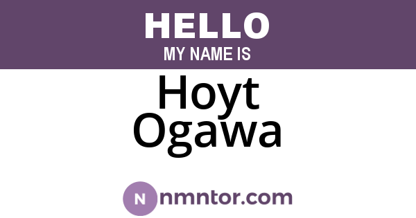 Hoyt Ogawa