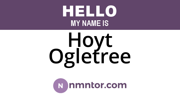 Hoyt Ogletree