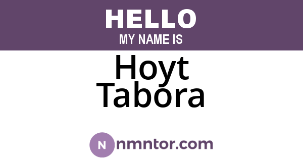 Hoyt Tabora