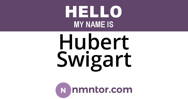 Hubert Swigart