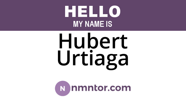 Hubert Urtiaga