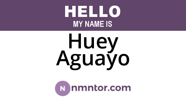 Huey Aguayo