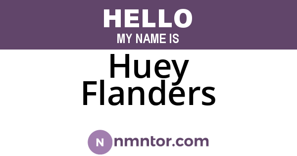 Huey Flanders