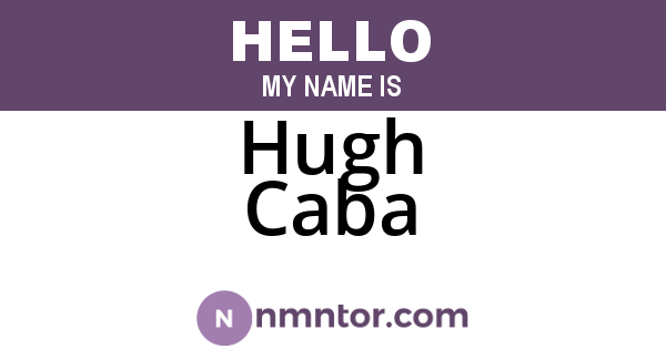 Hugh Caba