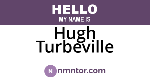 Hugh Turbeville