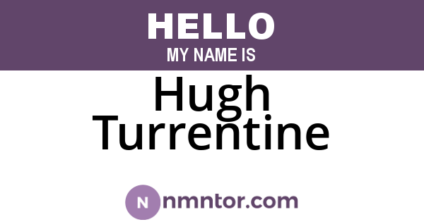 Hugh Turrentine