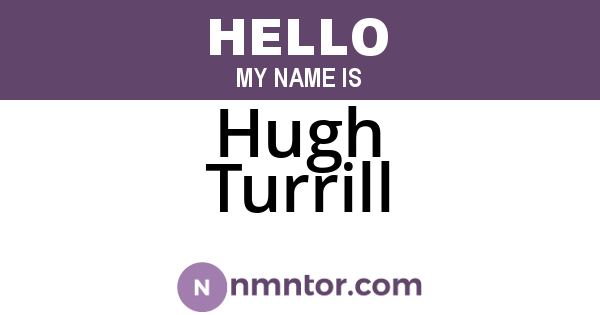 Hugh Turrill