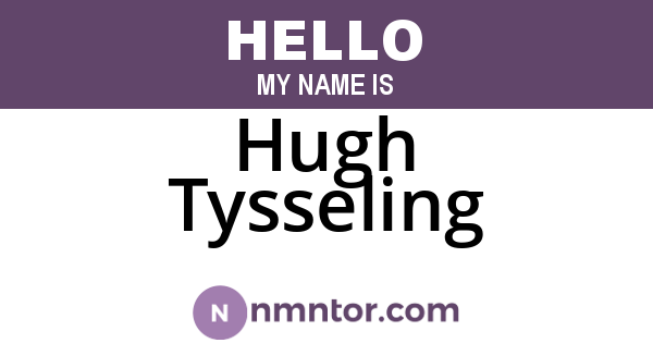 Hugh Tysseling