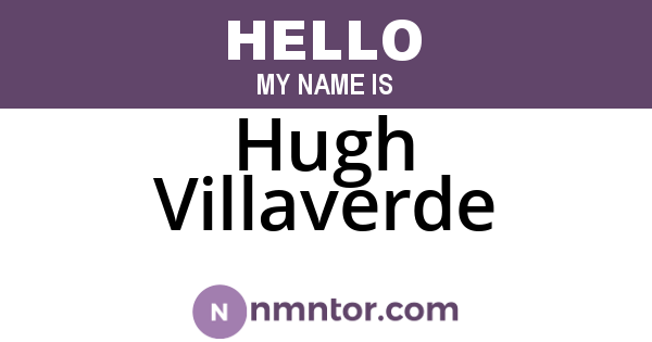 Hugh Villaverde